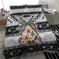 Polynesian Tribal Pattern Christmas Bow Bedding Set