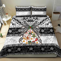 Polynesian Tribal Pattern Christmas Bow Bedding Set