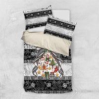 Polynesian Tribal Pattern Christmas Bow Bedding Set