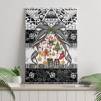 Polynesian Tribal Pattern Christmas Bow Canvas Wall Art LT9 - Polynesian Pride