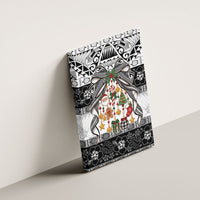 Polynesian Tribal Pattern Christmas Bow Canvas Wall Art LT9 - Polynesian Pride