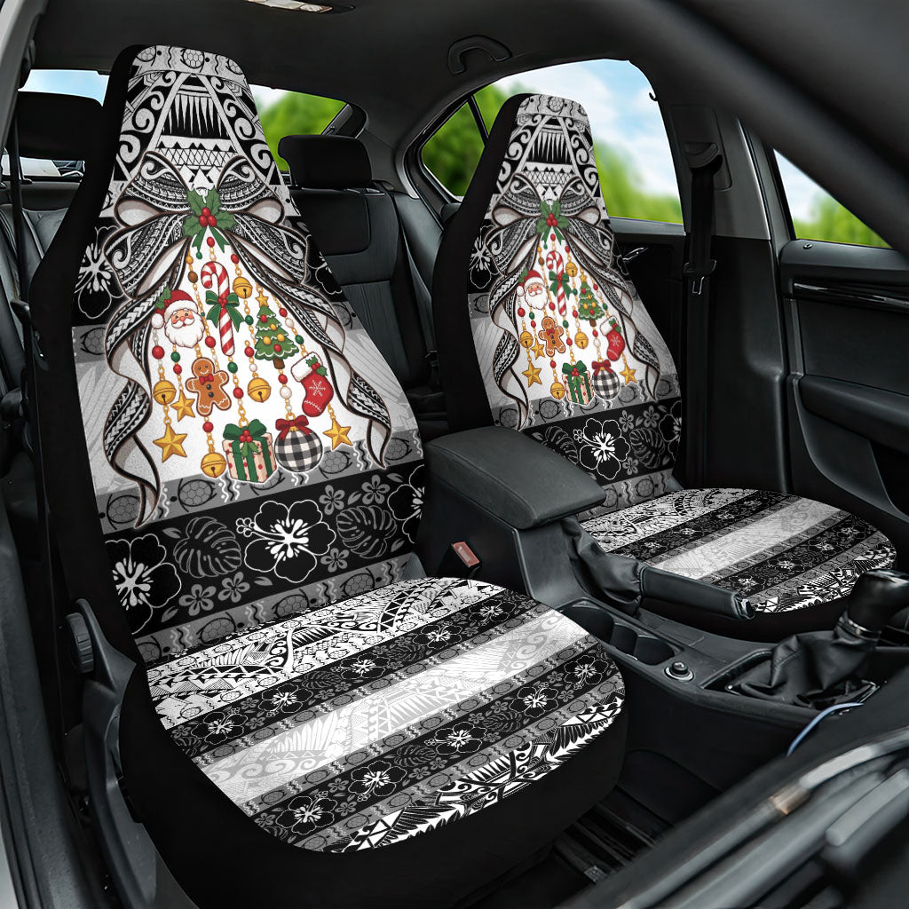 Polynesian Tribal Pattern Christmas Bow Car Seat Cover LT9 One Size Multicolor - Polynesian Pride