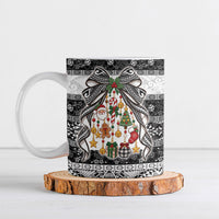 Polynesian Tribal Pattern Christmas Bow Ceramic Mug LT9 Multicolor - Polynesian Pride