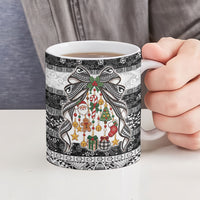 Polynesian Tribal Pattern Christmas Bow Ceramic Mug LT9 - Polynesian Pride