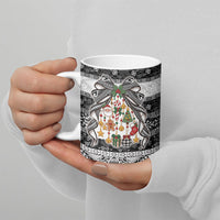 Polynesian Tribal Pattern Christmas Bow Ceramic Mug LT9 - Polynesian Pride