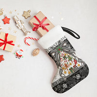 Polynesian Tribal Pattern Christmas Bow Christmas Stocking LT9 - Polynesian Pride