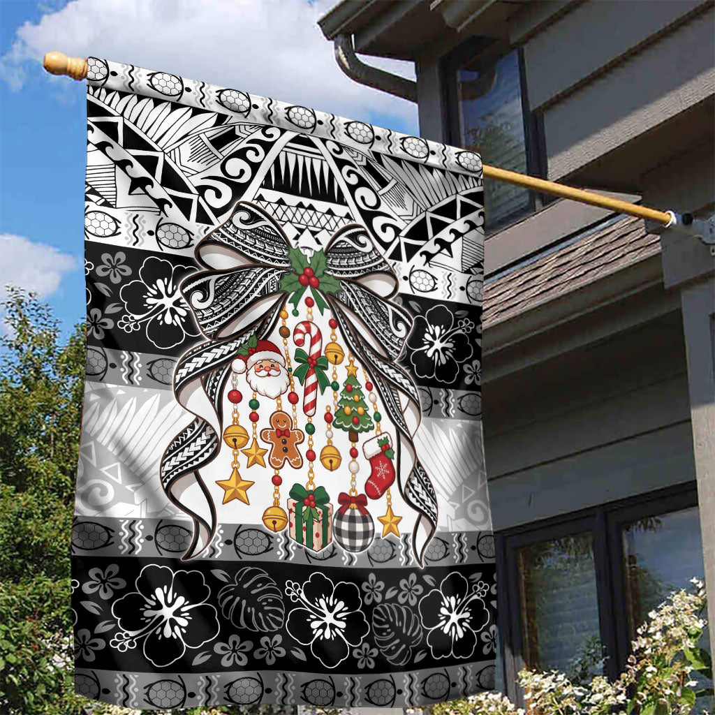 Polynesian Tribal Pattern Christmas Bow Garden Flag LT9 - Polynesian Pride