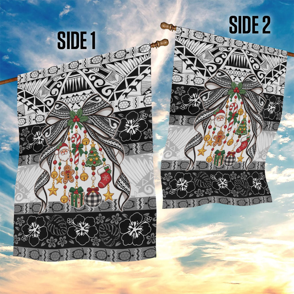 Polynesian Tribal Pattern Christmas Bow Garden Flag LT9 - Polynesian Pride