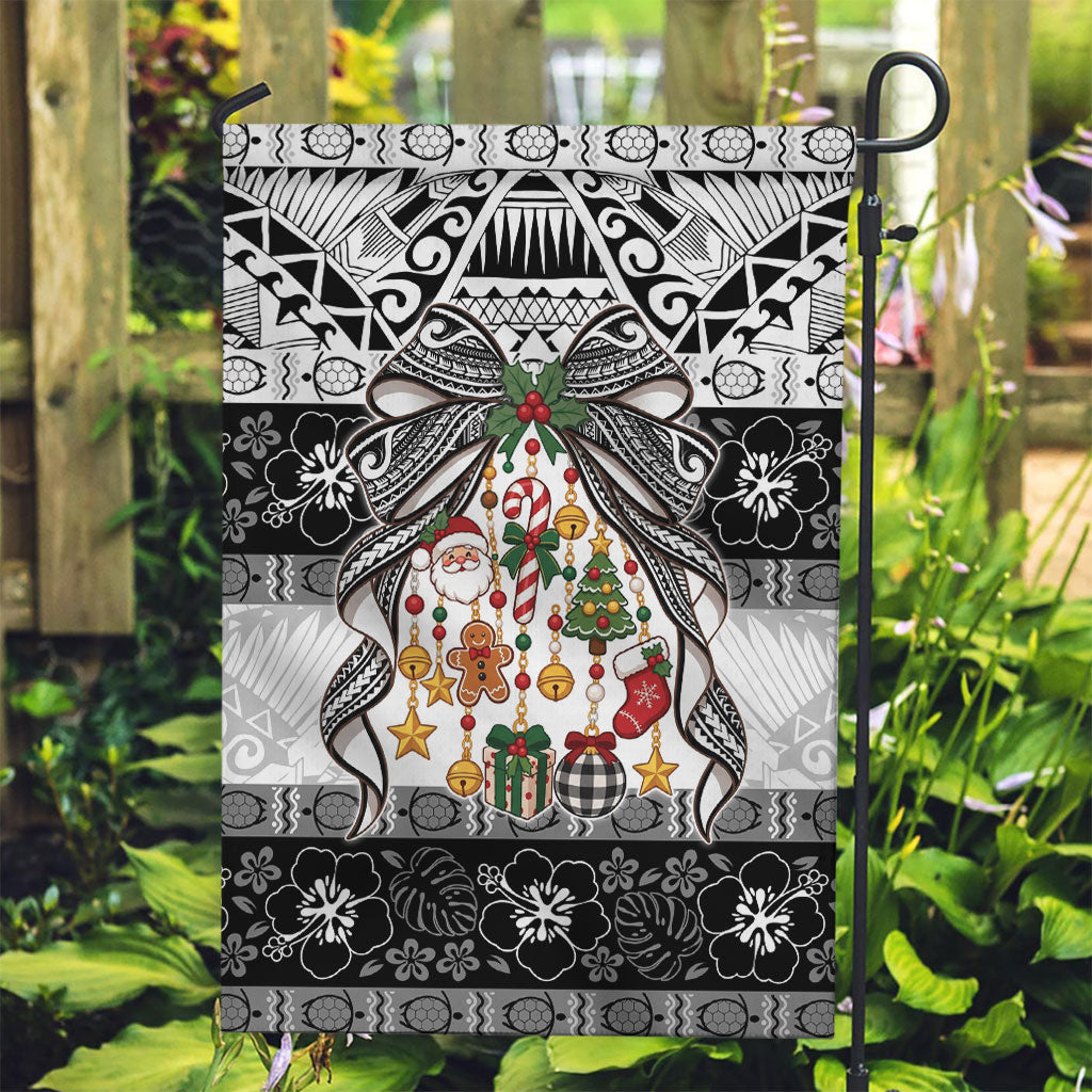 Polynesian Tribal Pattern Christmas Bow Garden Flag LT9 Garden Flag Multicolor - Polynesian Pride
