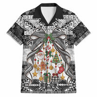 Polynesian Tribal Pattern Christmas Bow Hawaiian Shirt LT9 Multicolor - Polynesian Pride