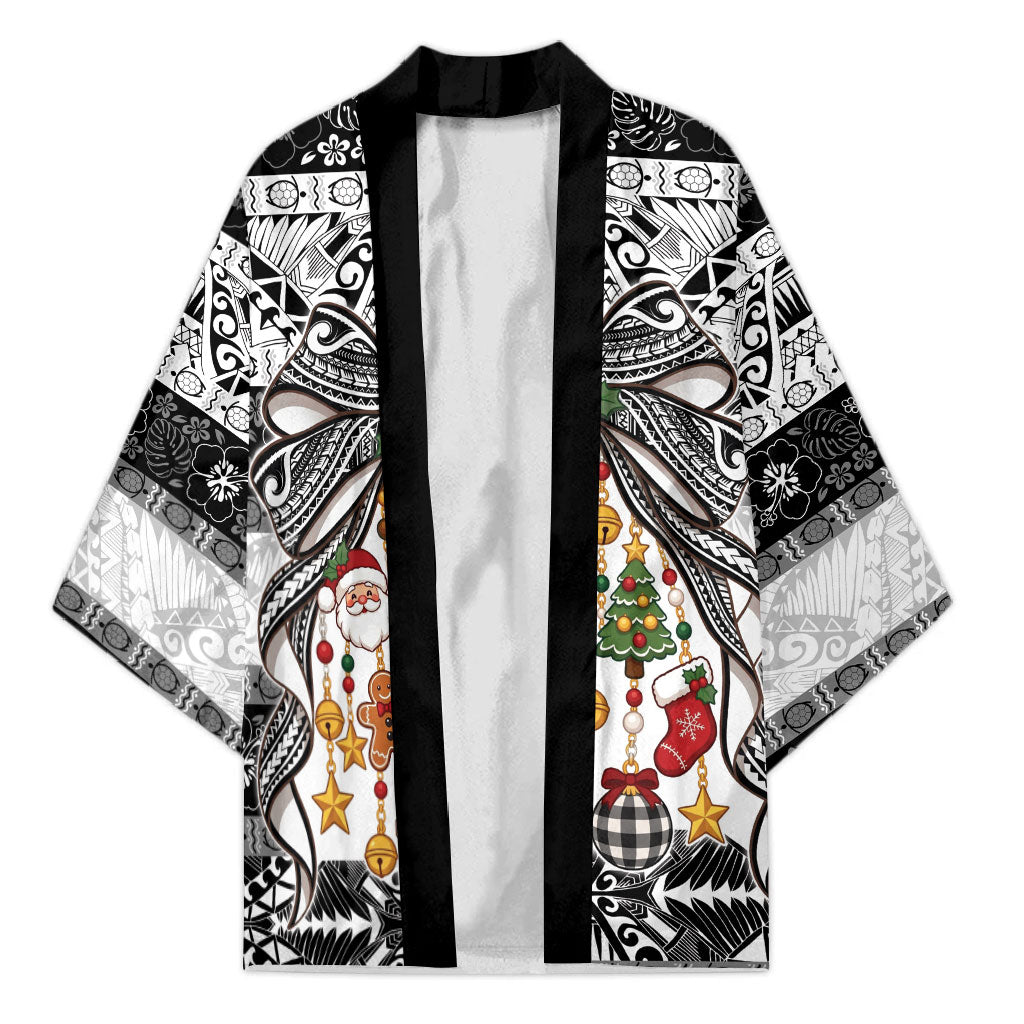 Polynesian Tribal Pattern Christmas Bow Kimono LT9 Unisex Multicolor - Polynesian Pride