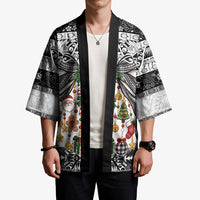 Polynesian Tribal Pattern Christmas Bow Kimono LT9 - Polynesian Pride