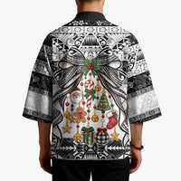Polynesian Tribal Pattern Christmas Bow Kimono LT9 - Polynesian Pride