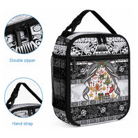 Polynesian Tribal Pattern Christmas Bow Lunch Bag LT9 - Polynesian Pride