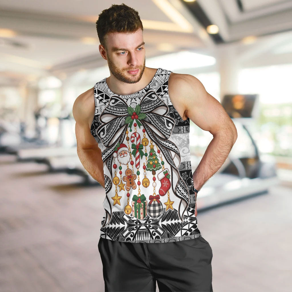 Polynesian Tribal Pattern Christmas Bow Men Tank Top LT9 Multicolor - Polynesian Pride