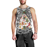 Polynesian Tribal Pattern Christmas Bow Men Tank Top LT9 - Polynesian Pride