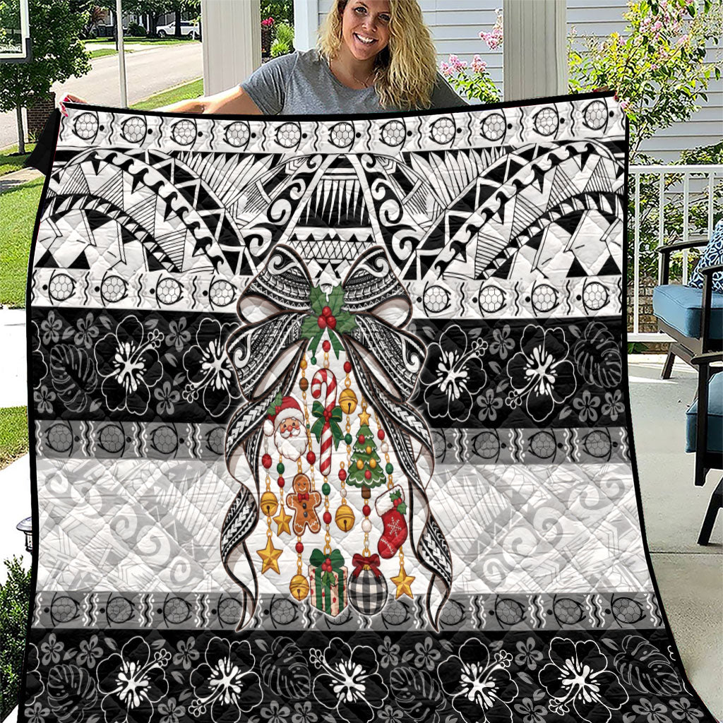 Polynesian Tribal Pattern Christmas Bow Quilt LT9 Multicolor - Polynesian Pride