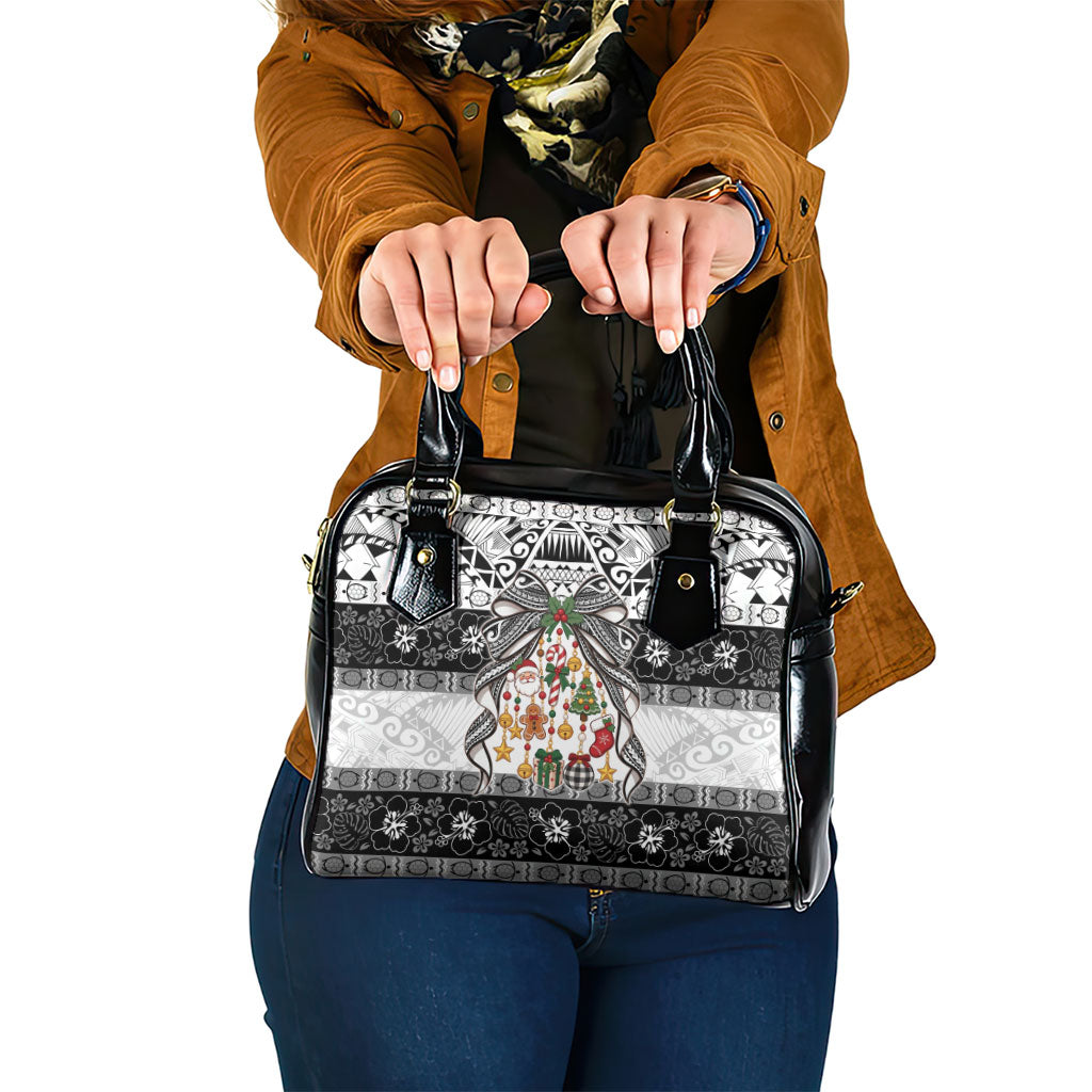 Polynesian Tribal Pattern Christmas Bow Shoulder Handbag LT9 One Size Multicolor - Polynesian Pride