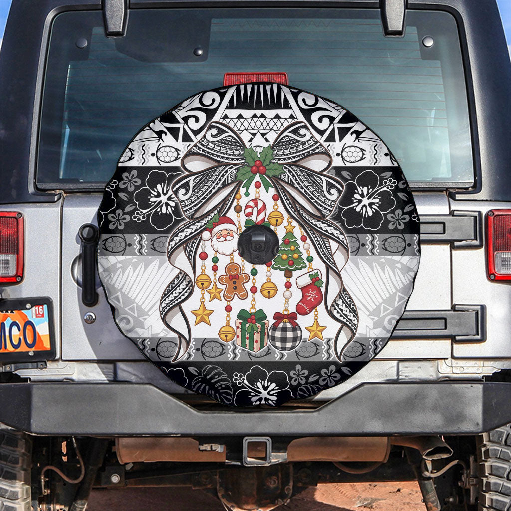 Polynesian Tribal Pattern Christmas Bow Spare Tire Cover LT9 Multicolor - Polynesian Pride