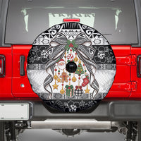Polynesian Tribal Pattern Christmas Bow Spare Tire Cover LT9 - Polynesian Pride