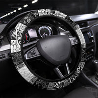Polynesian Tribal Pattern Christmas Bow Steering Wheel Cover LT9 Universal Fit Multicolor - Polynesian Pride