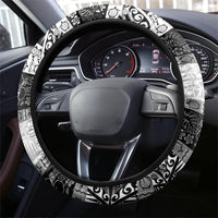 Polynesian Tribal Pattern Christmas Bow Steering Wheel Cover LT9 - Polynesian Pride