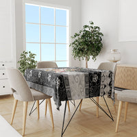 Polynesian Tribal Pattern Christmas Bow Tablecloth