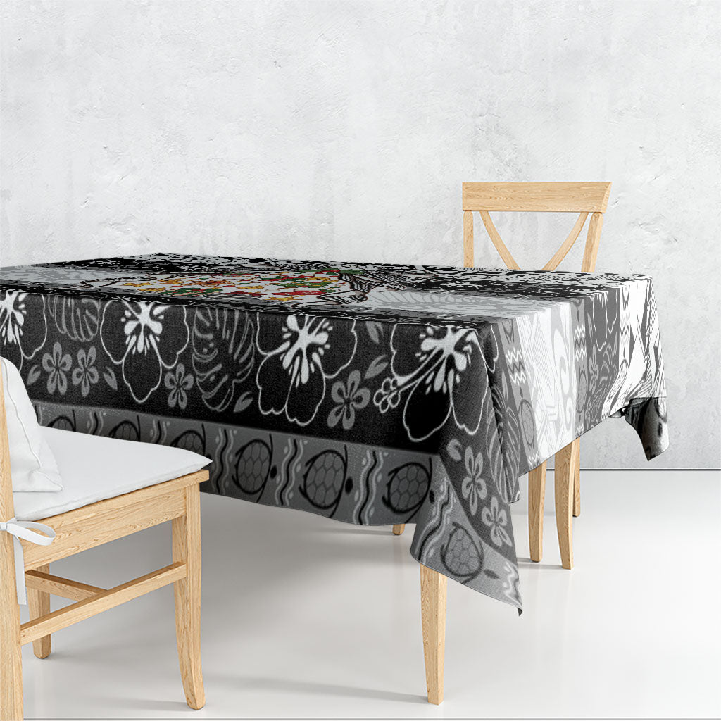 Polynesian Tribal Pattern Christmas Bow Tablecloth