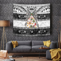 Polynesian Tribal Pattern Christmas Bow Tapestry LT9 Multicolor - Polynesian Pride
