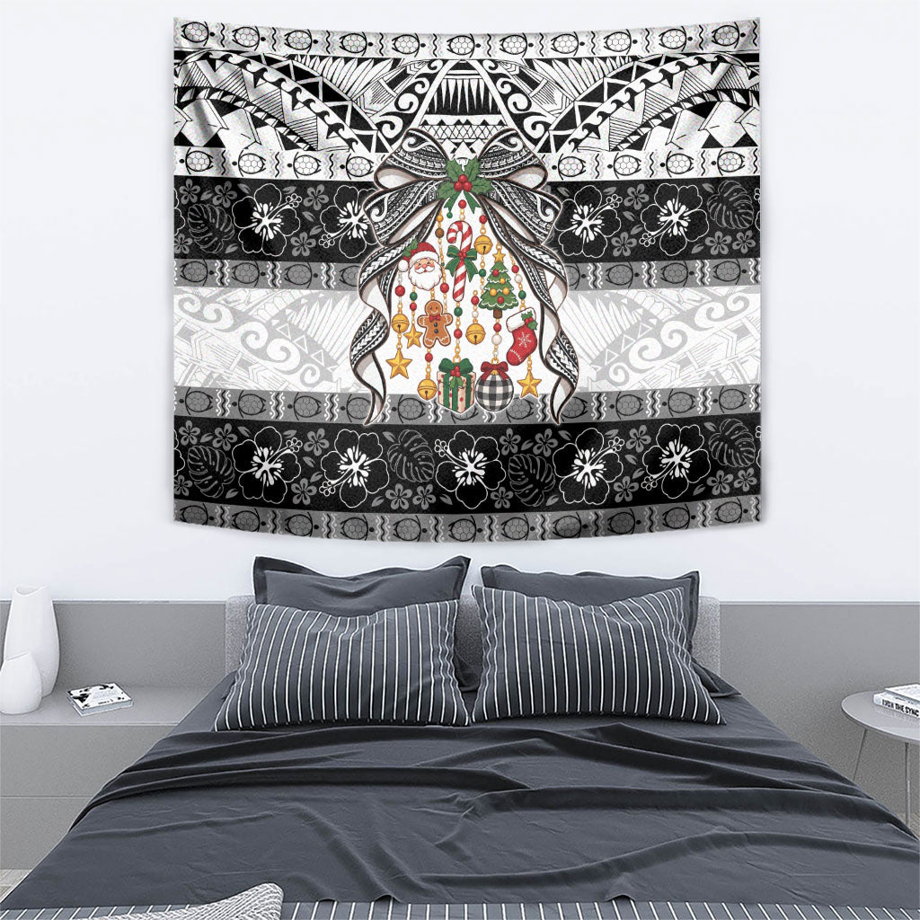 Polynesian Tribal Pattern Christmas Bow Tapestry LT9 - Polynesian Pride