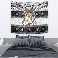 Polynesian Tribal Pattern Christmas Bow Tapestry LT9 - Polynesian Pride