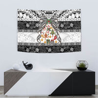 Polynesian Tribal Pattern Christmas Bow Tapestry LT9 - Polynesian Pride