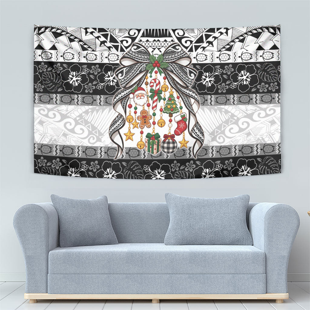 Polynesian Tribal Pattern Christmas Bow Tapestry LT9 - Polynesian Pride