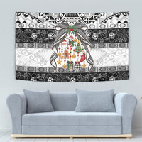Polynesian Tribal Pattern Christmas Bow Tapestry LT9 - Polynesian Pride