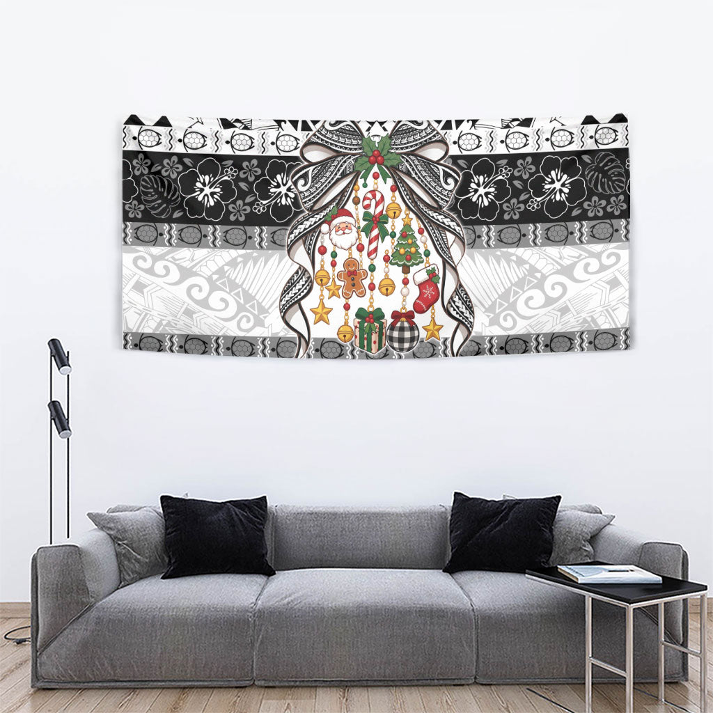 Polynesian Tribal Pattern Christmas Bow Tapestry LT9 - Polynesian Pride