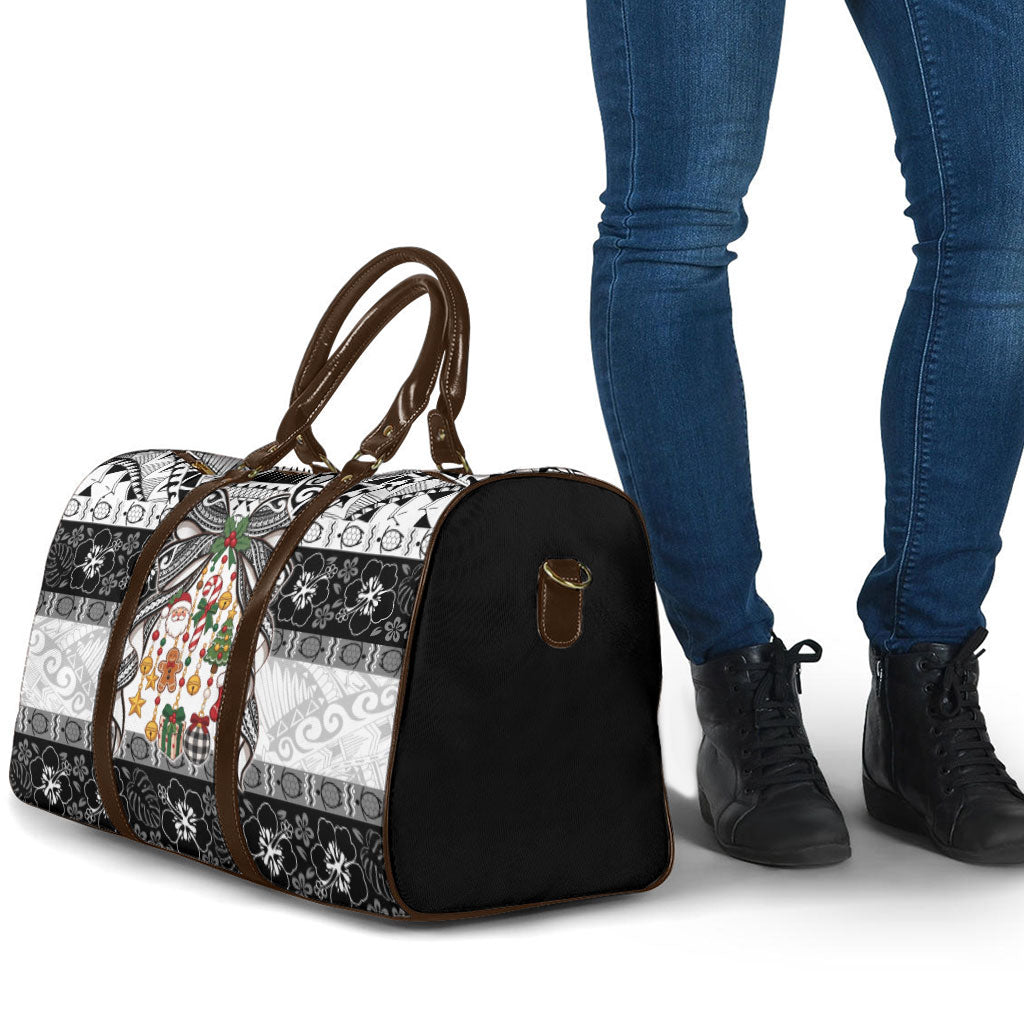 Polynesian Tribal Pattern Christmas Bow Travel Bag