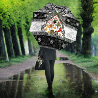 Polynesian Tribal Pattern Christmas Bow Umbrella LT9 - Polynesian Pride