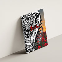 Personalised New Zealand Waitangi and ANZAC day Canvas Wall Art LT9 - Polynesian Pride