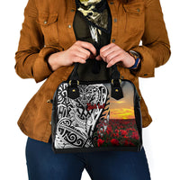 Personalised New Zealand Waitangi and ANZAC day Shoulder Handbag LT9 - Polynesian Pride
