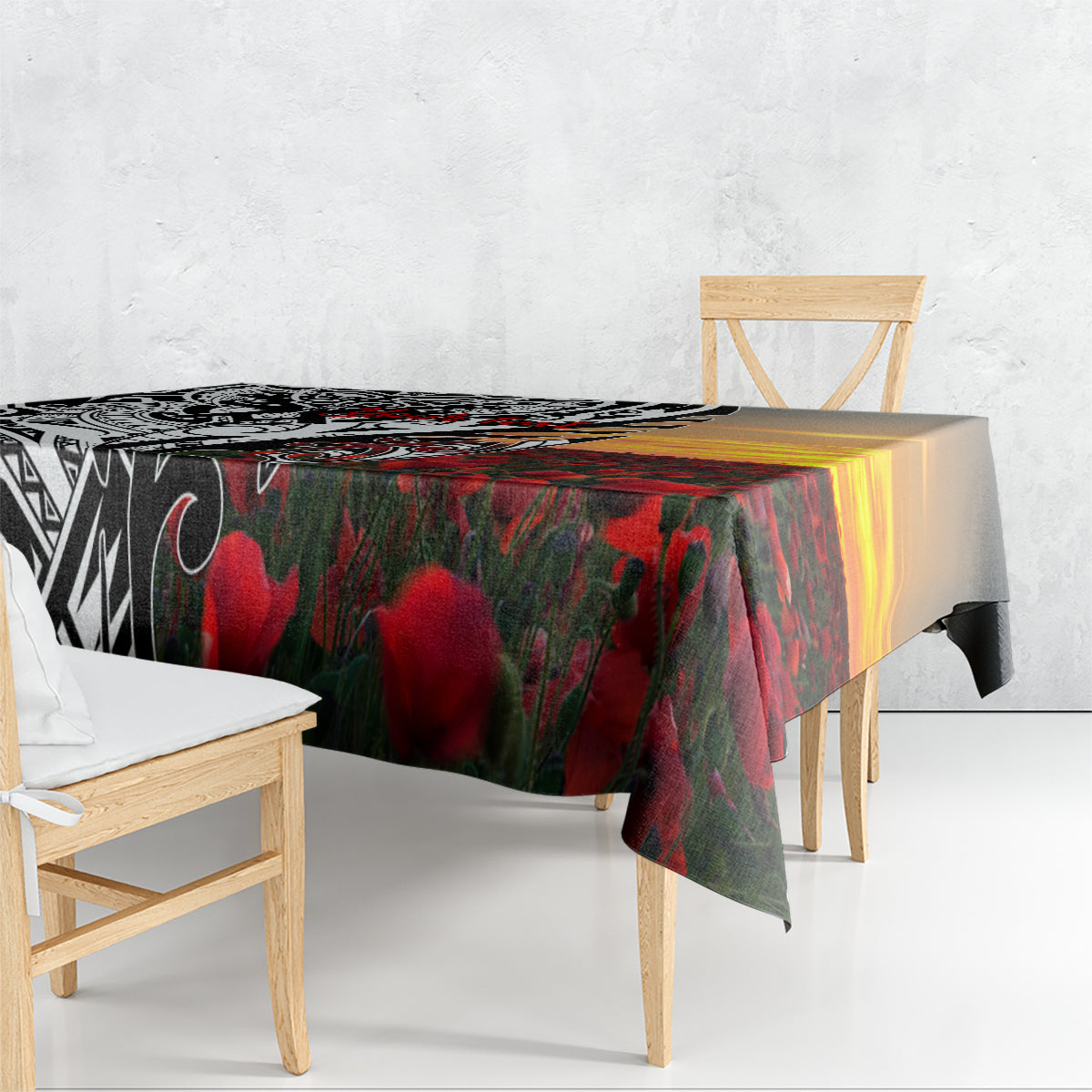 Personalised New Zealand Waitangi and ANZAC day Tablecloth LT9 - Polynesian Pride
