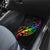 Personalised New Zealand Wellington Pride Car Mats Maori Fern with Pride Flag 2024