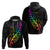 Personalised New Zealand Wellington Pride Hoodie Maori Fern with Pride Flag 2024 LT9 - Polynesian Pride