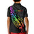 Personalised New Zealand Wellington Pride Kid Polo Shirt Maori Fern with Pride Flag 2024 LT9 - Polynesian Pride