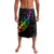 Personalised New Zealand Wellington Pride Lavalava Maori Fern with Pride Flag 2024 LT9 Black - Polynesian Pride