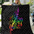 Personalised New Zealand Wellington Pride Quilt Maori Fern with Pride Flag 2024