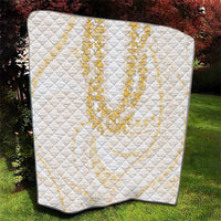 Aloha Lei Onaona Quilt Beige Hawaiian Tribal Pattern LT9 - Polynesian Pride