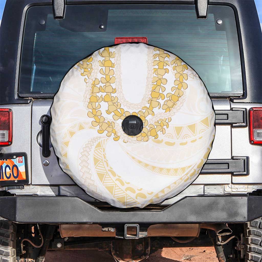 Aloha Lei Onaona Spare Tire Cover Beige Hawaiian Tribal Pattern LT9 Beige - Polynesian Pride