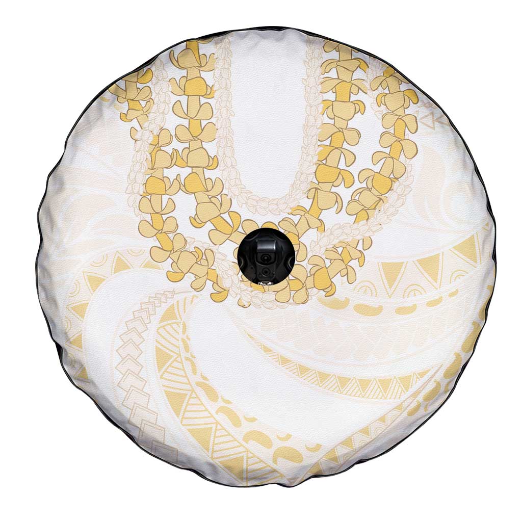 Aloha Lei Onaona Spare Tire Cover Beige Hawaiian Tribal Pattern LT9 - Polynesian Pride