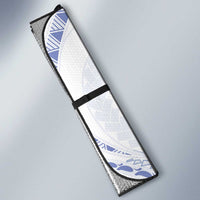 Aloha Lei Onaona Auto Sun Shade Navy Blue Hawaiian Tribal Pattern LT9 - Polynesian Pride