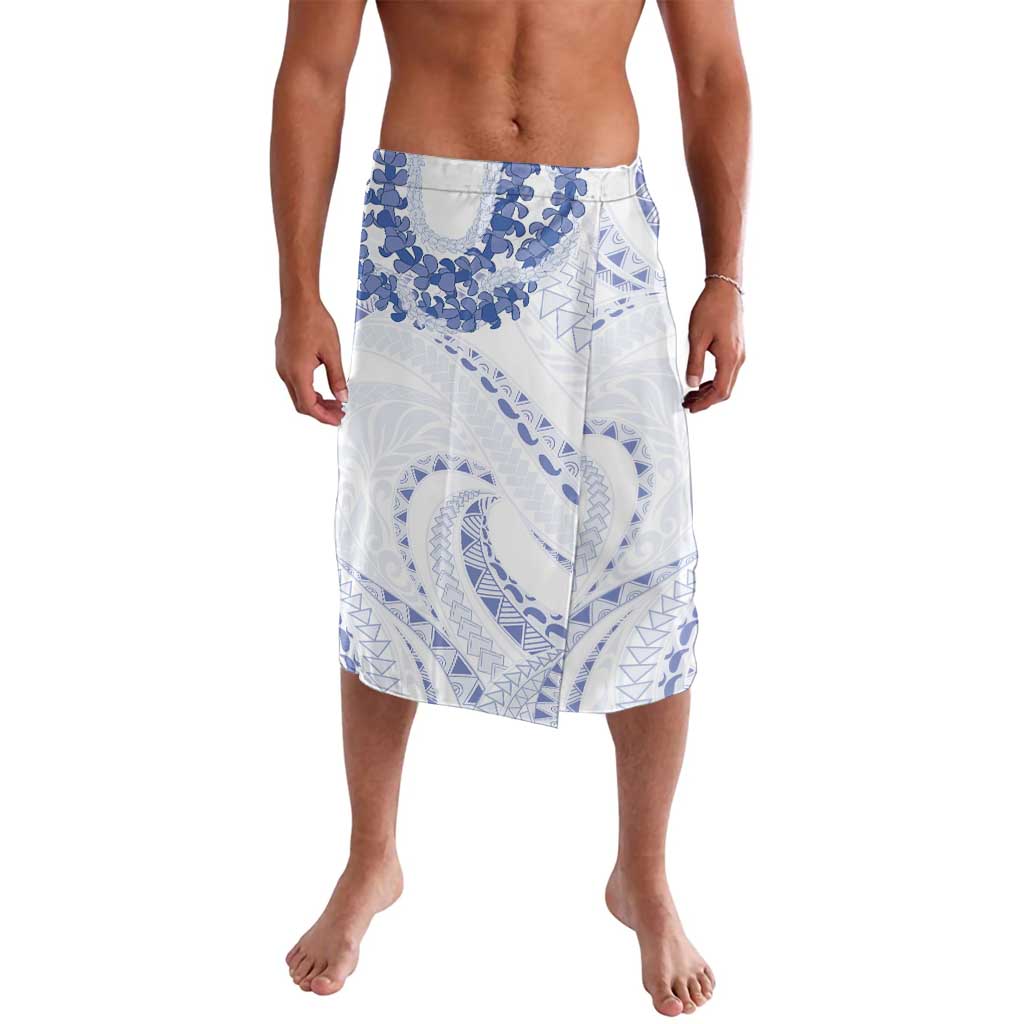 Aloha Lei Onaona Lavalava Navy Blue Hawaiian Tribal Pattern LT9 Blue - Polynesian Pride
